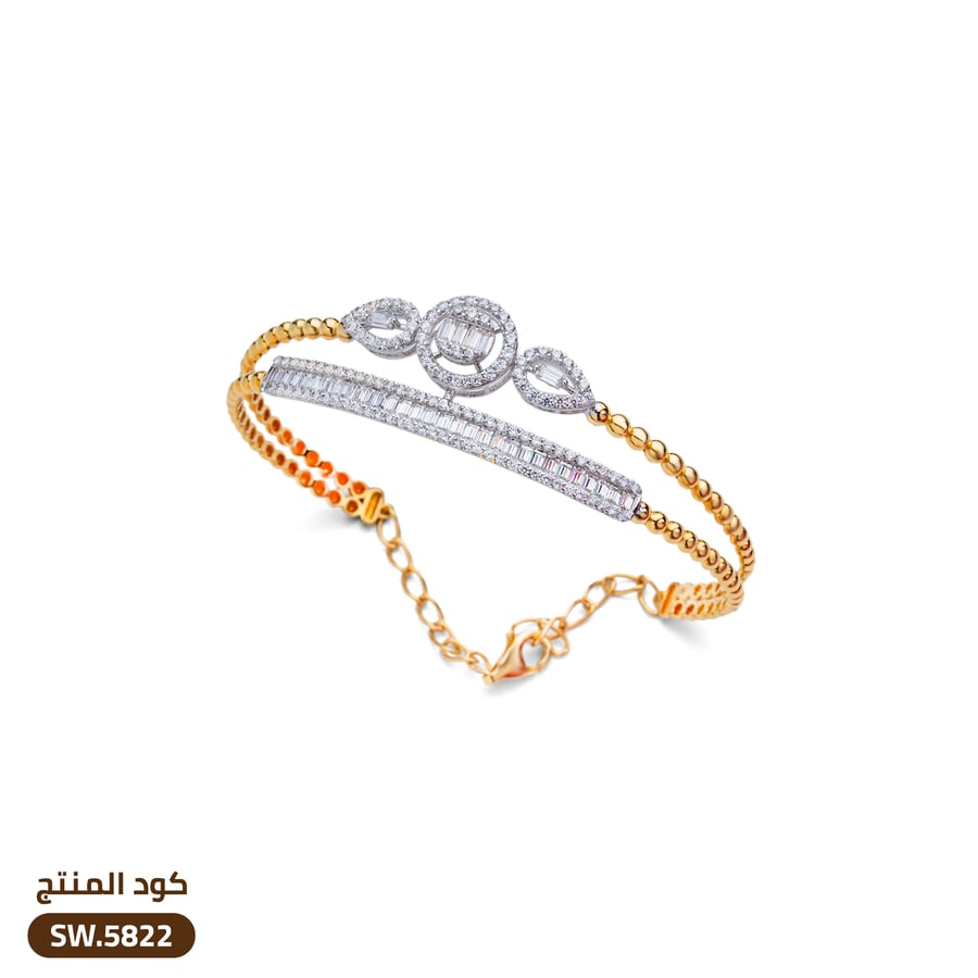 أسوارة  ذهب عيار 18 (SW.5822)