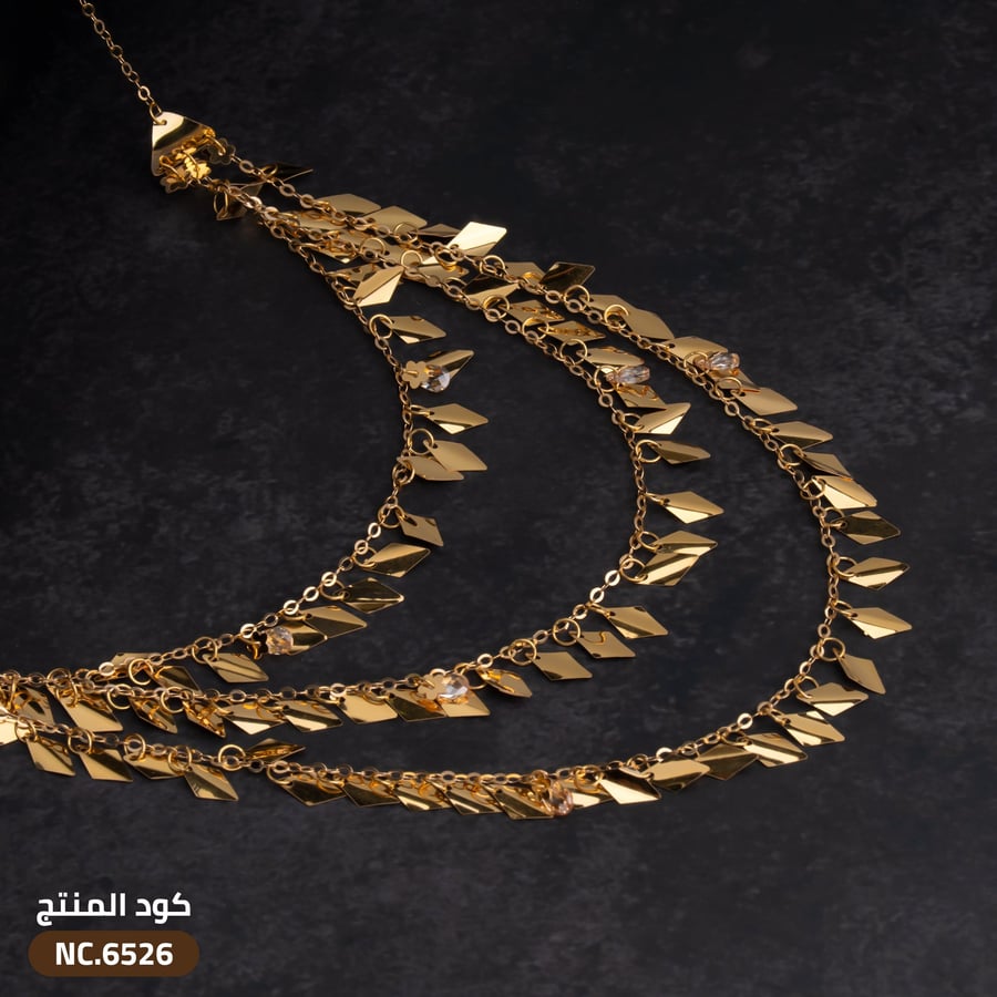 قلاده ذهب عيار 21 (NC.6526)