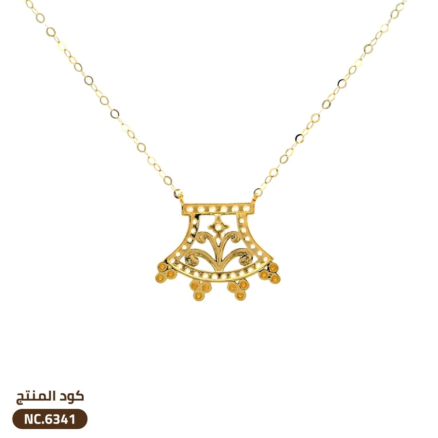 قلادة الثريا ذهب عيار 18 (NC.6341)