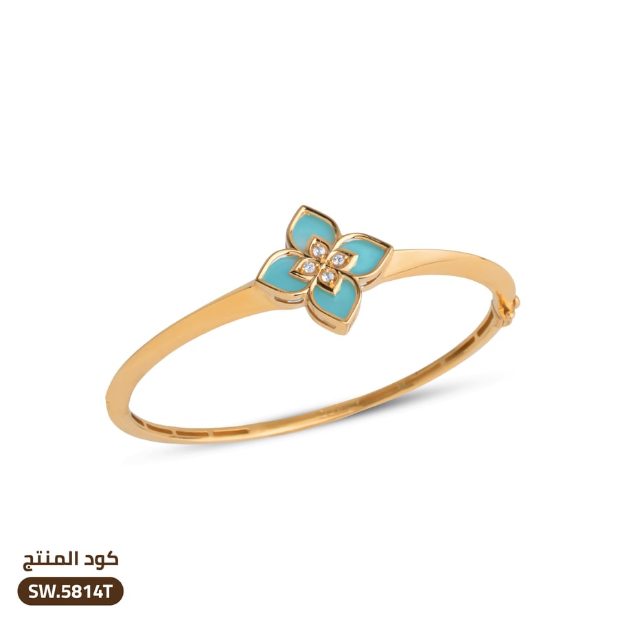 أسوارة  ذهب عيار 18 (SW18-5814T)