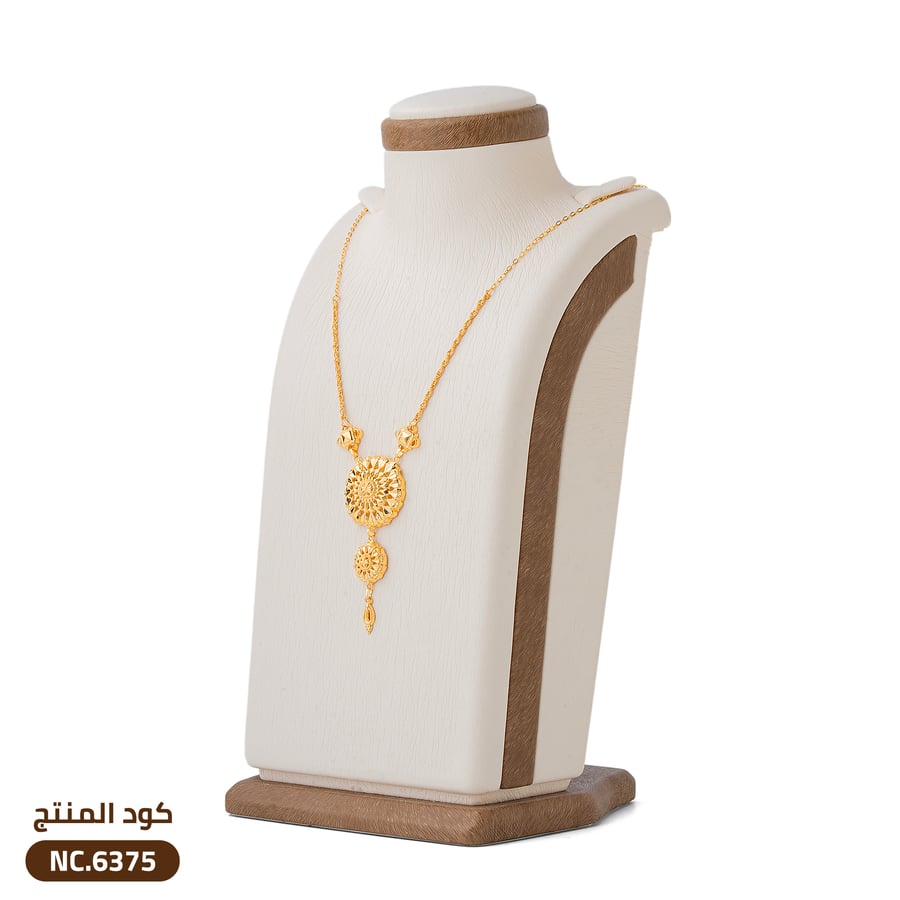 قلادة كرسي جابر ذهب عيار 21 (NC.6375)