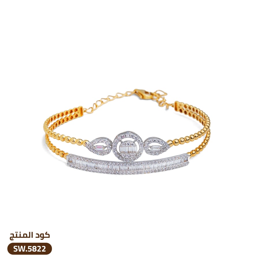 أسوارة  ذهب عيار 18 (SW.5822)