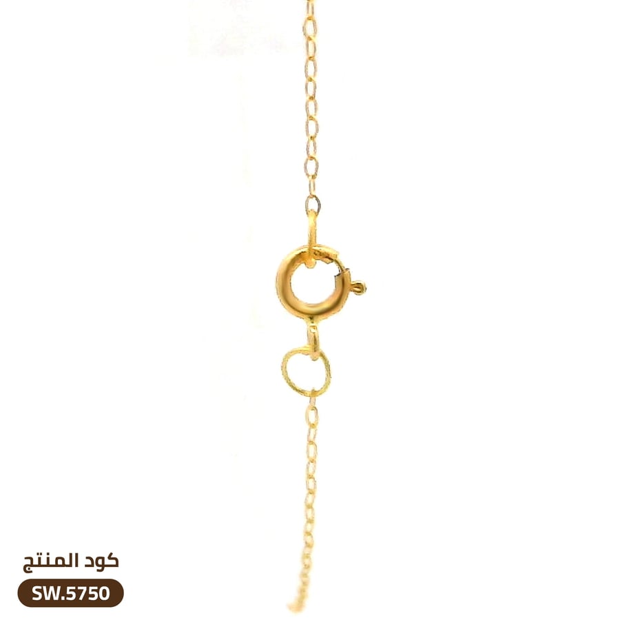 سوار كرسي جابر ذهب عيار 21 (SW.5750)