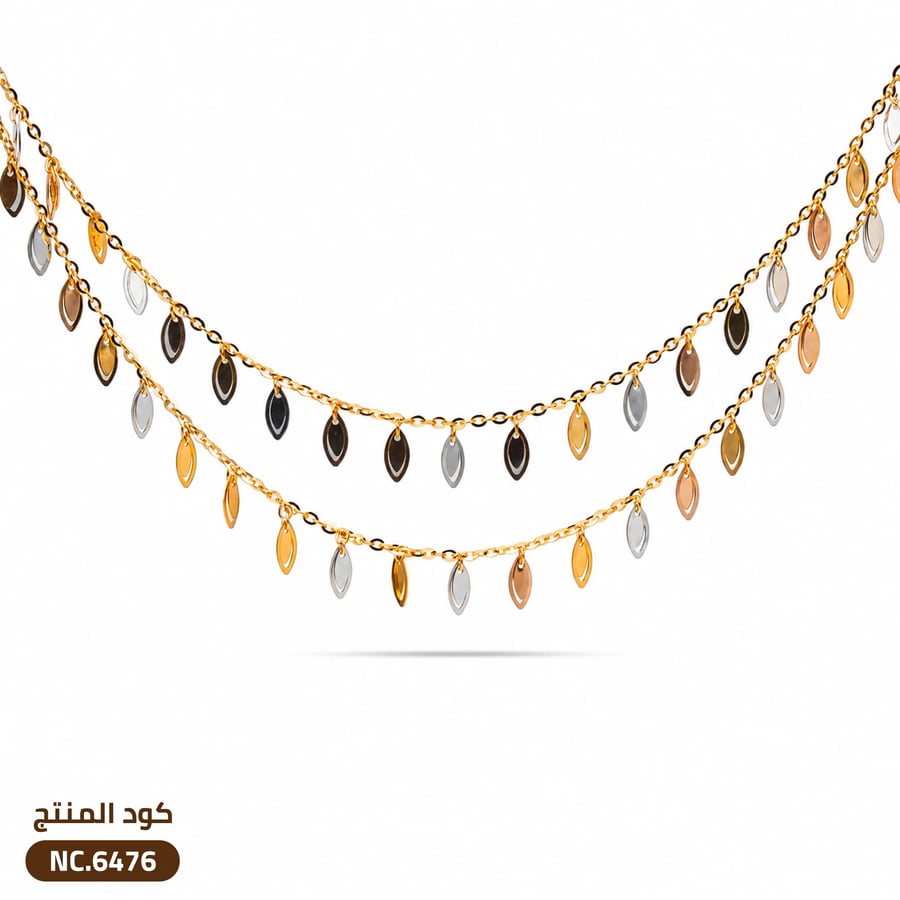 قلاده ذهب عيار 18 (NC.6476)