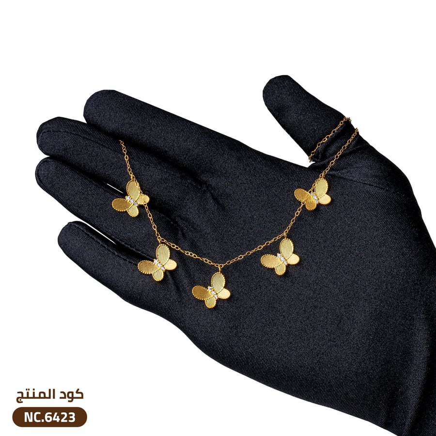 قلاده ذهب عيار 21 (NC.6423)