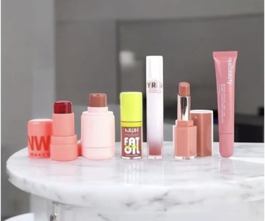 الأكثر مبيعًا للشفاه والخدود من ريل real beauty بيوتي + هدية كيس