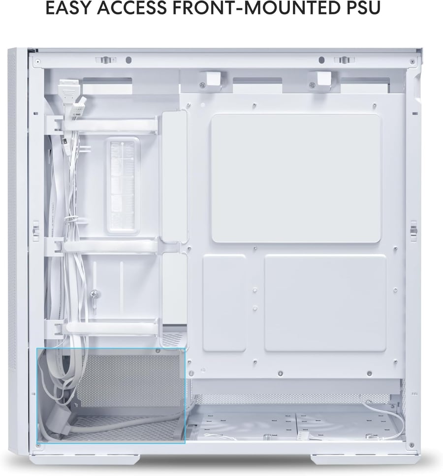 LIAN LI LANCOOL 207RX WHITE - INFIBYTE
