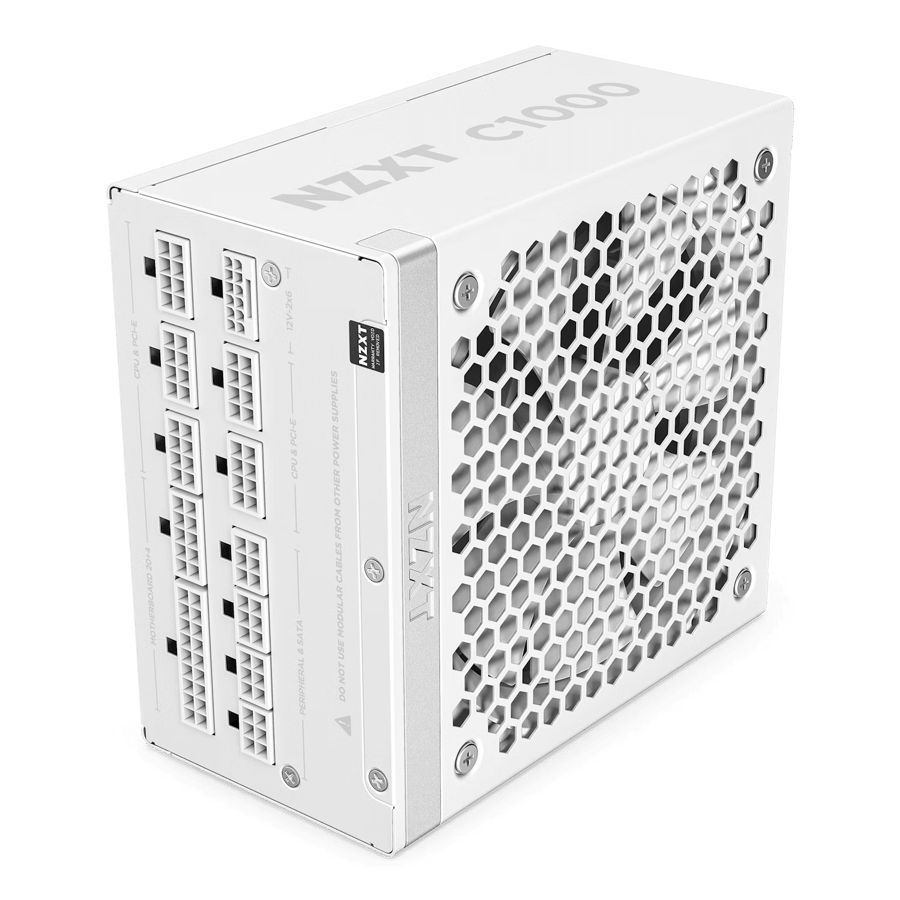 NZXT P.Supply 1000W 80+ GOLD UK WHITE