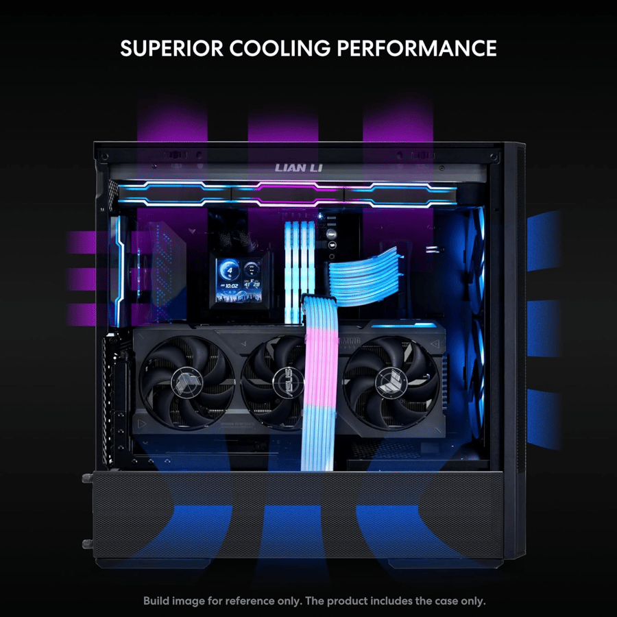LIAN LI LANCOOL 207RX BLACK -INFIBYTE