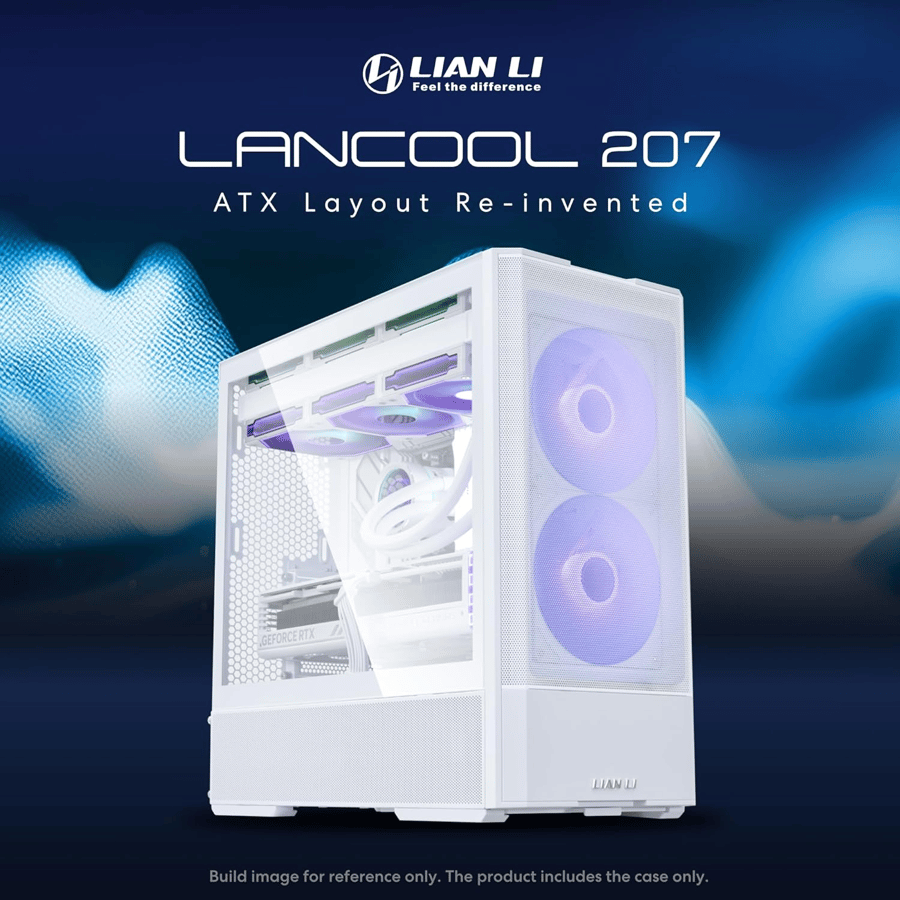 LIAN LI LANCOOL 207RX WHITE - INFIBYTE