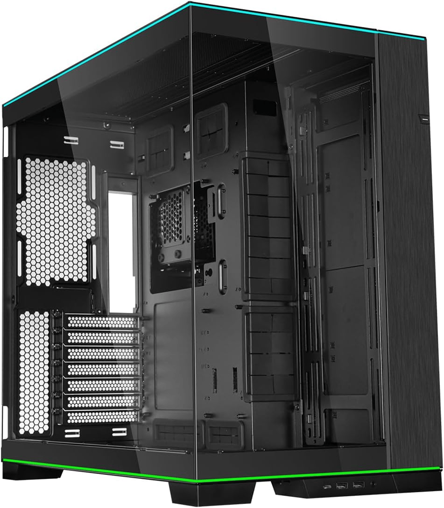 LIAN LI 011 DYNAMIC EVO RGB BLACK -  INFIBYTE