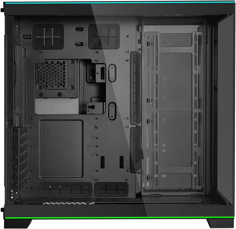 LIAN LI 011 DYNAMIC EVO RGB BLACK  -INFIBYTE