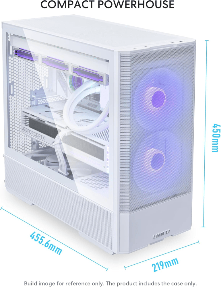 LIAN LI LANCOOL 207RX WHITE - INFIBYTE