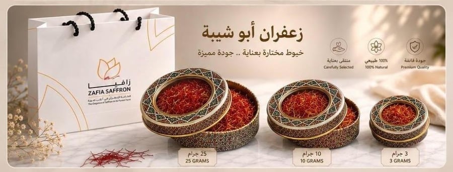 زعفران أبوشيبة ٢٥جرام