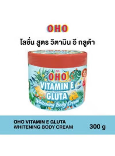 OHO Vitamin E & Glutamate Body Cream - 300g
