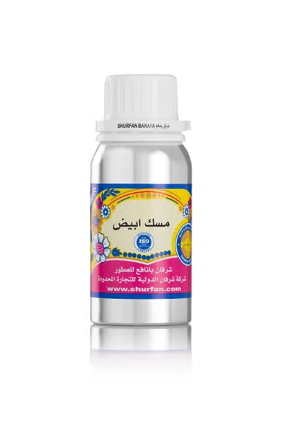 عطر مسك أبيض شفاف اللون -يميل إلى أصفر- 100 مل