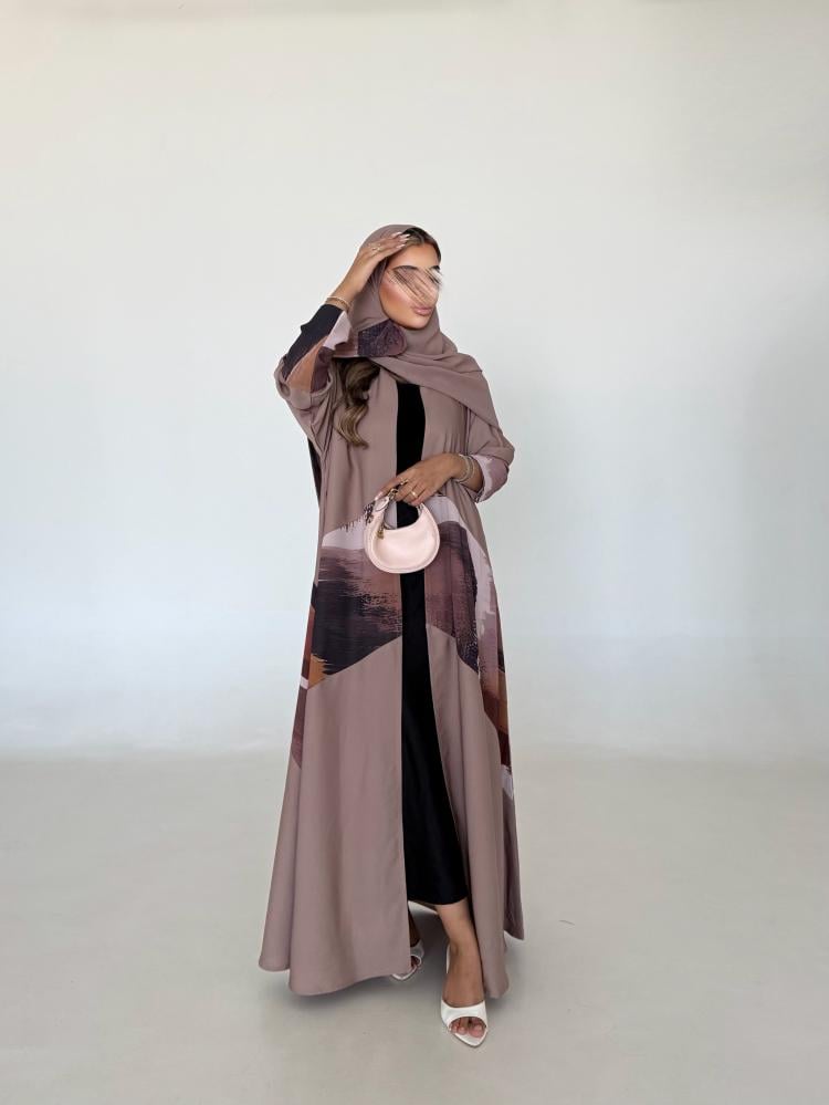 عـباية ملـونه شيفون #55