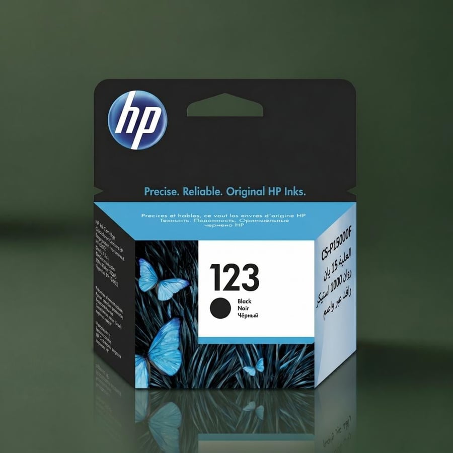 حبر 123 أسود Hp