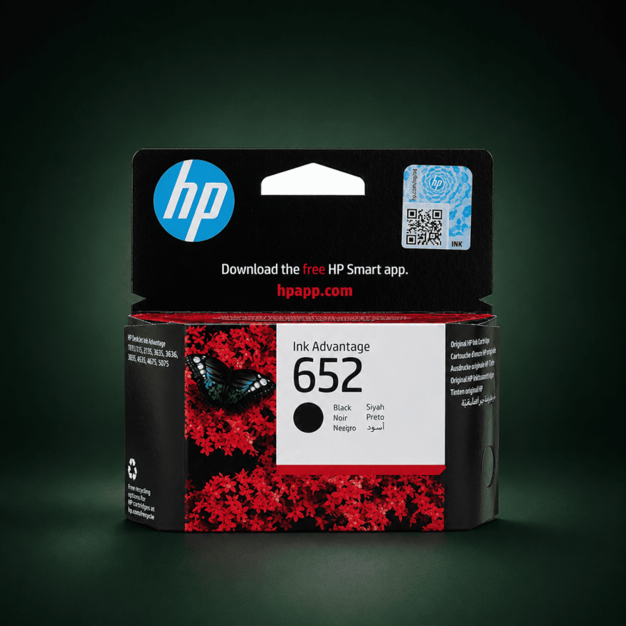 حبر 652 اسود Hp