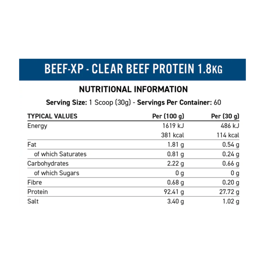ابلايد نيوترشين بيف-إكس بي بروتين معزول بنكهة التوت المشكل (1.8 كجم) - Applied Nutrition Beef-XP