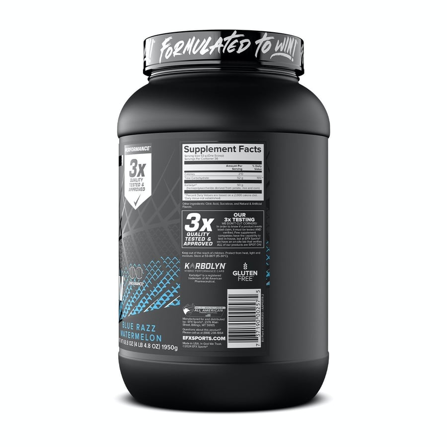 مكمل كاربولين اي اف اكس بنكهة التوت الازرق والبطيخ