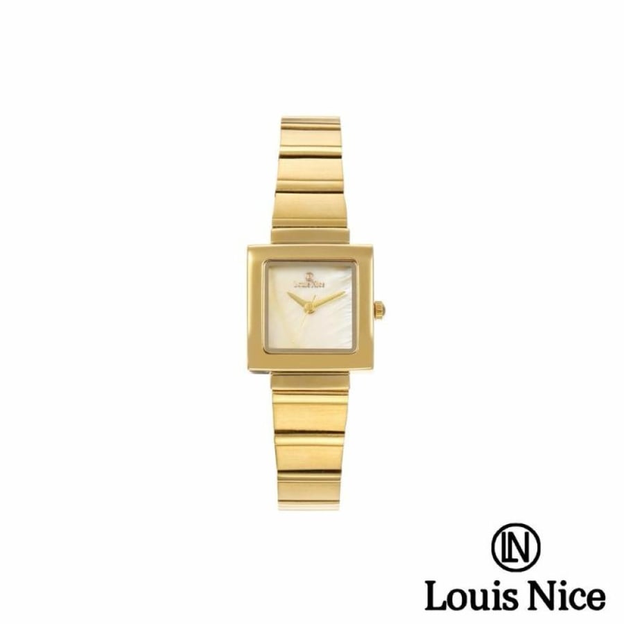 Women's watch Louis Nice steel golden