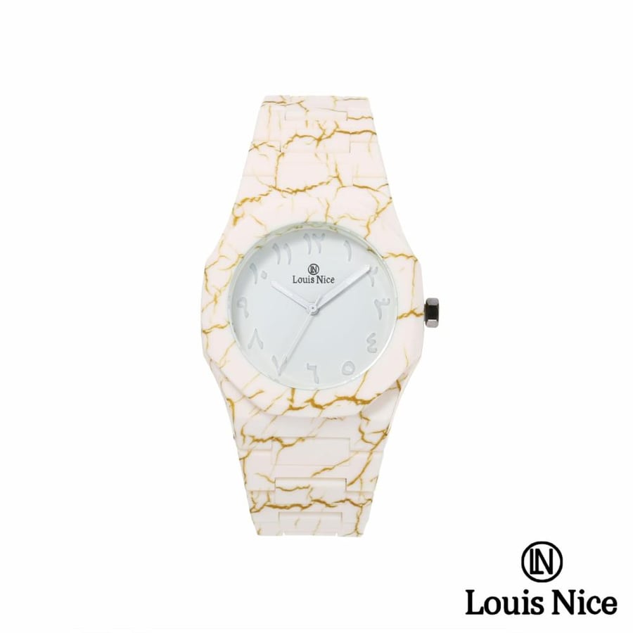 Men's watch Louis Nice carbon white