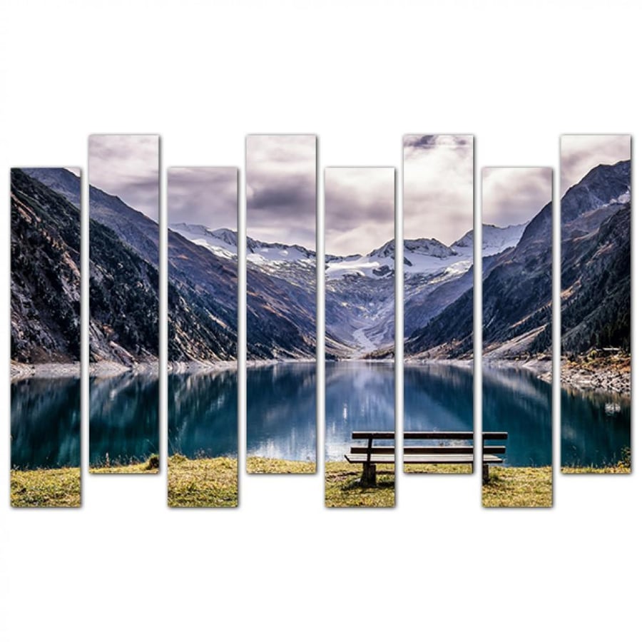 Wall art - Landscape - 1543 - divided into eight pieces