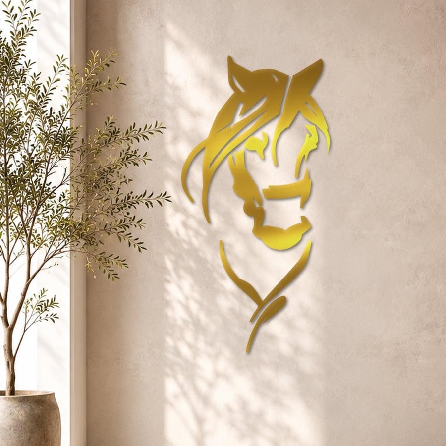 منحوتة أكريليك - حصان - AC-312026016-