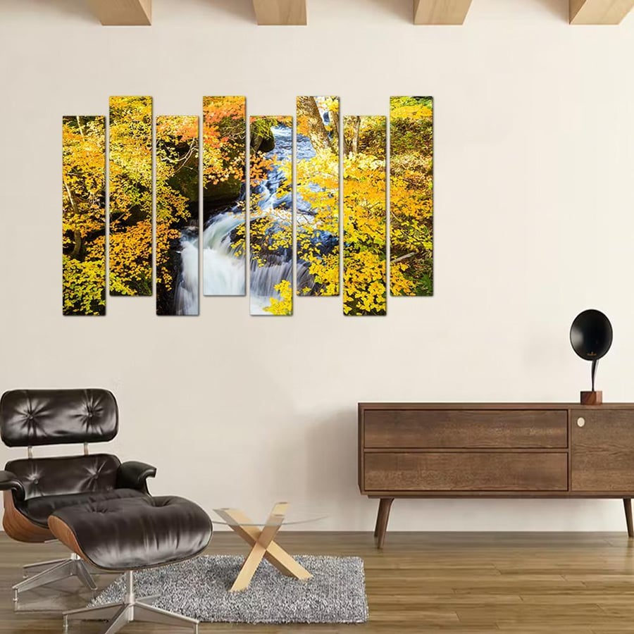 Wall art - Landscape - 724 - divided into eight pieces