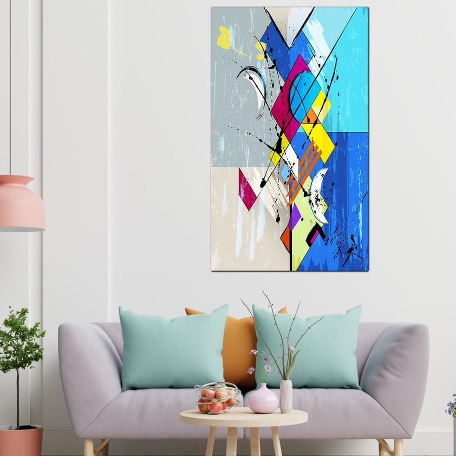 Wall art canvas - abstract art - 558