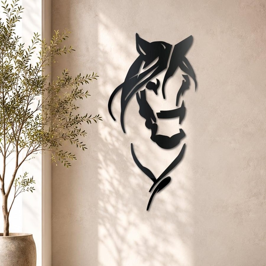 منحوتة أكريليك - حصان - AC-312026016-