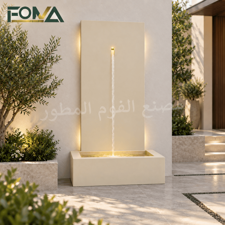 Modern Wall Waterfall – Beige