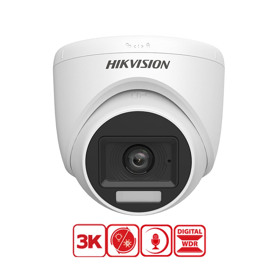 Indoor surveillance camera Hikvision 3K audio and video - 5 Megapixels – DS-2CE76K0T-LPFS