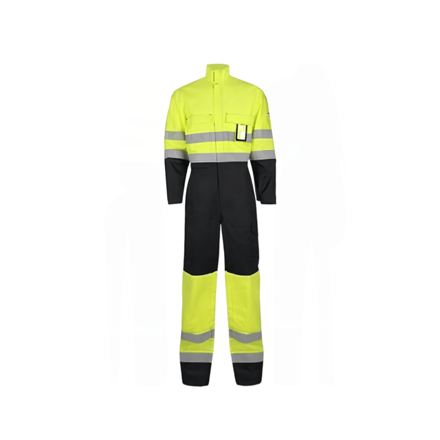 Raya - FR Coverall 240 GSM High Visibility Yellow & Black