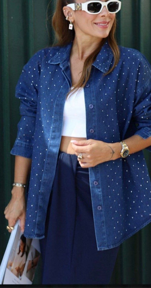 Madeline - Classy Denim Shirt D103