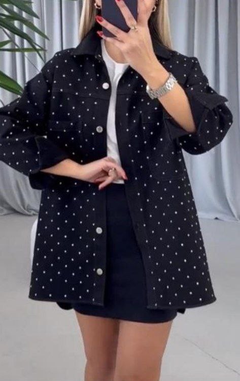 Madeline - Classy Denim Shirt D103