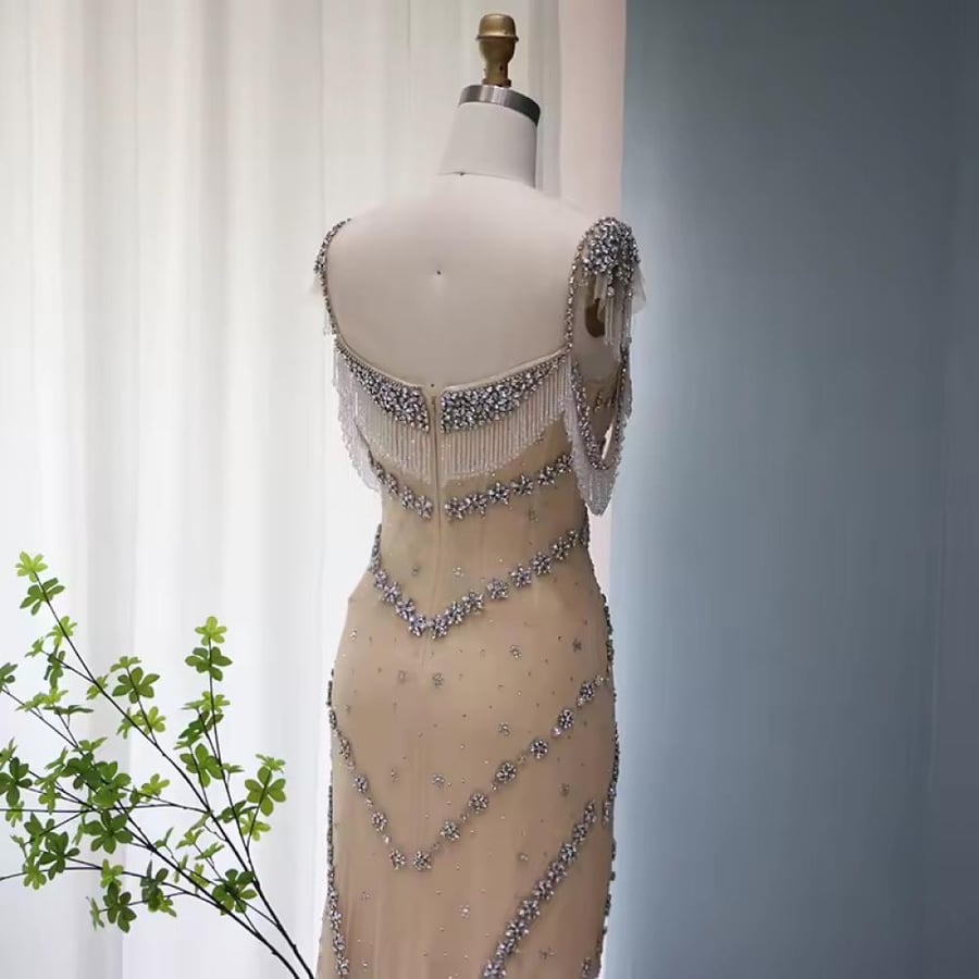 فستان كورسيه شك كريستال 155