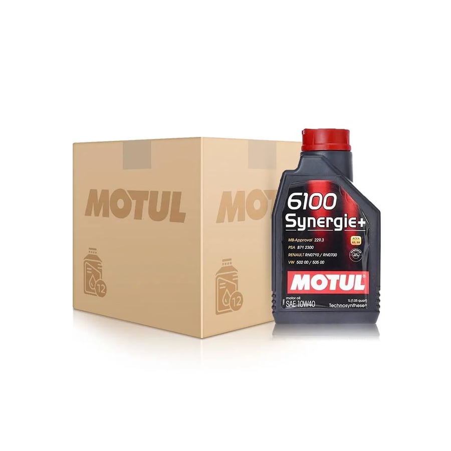 Motul French engine oil 10W40 6100 carton 12
