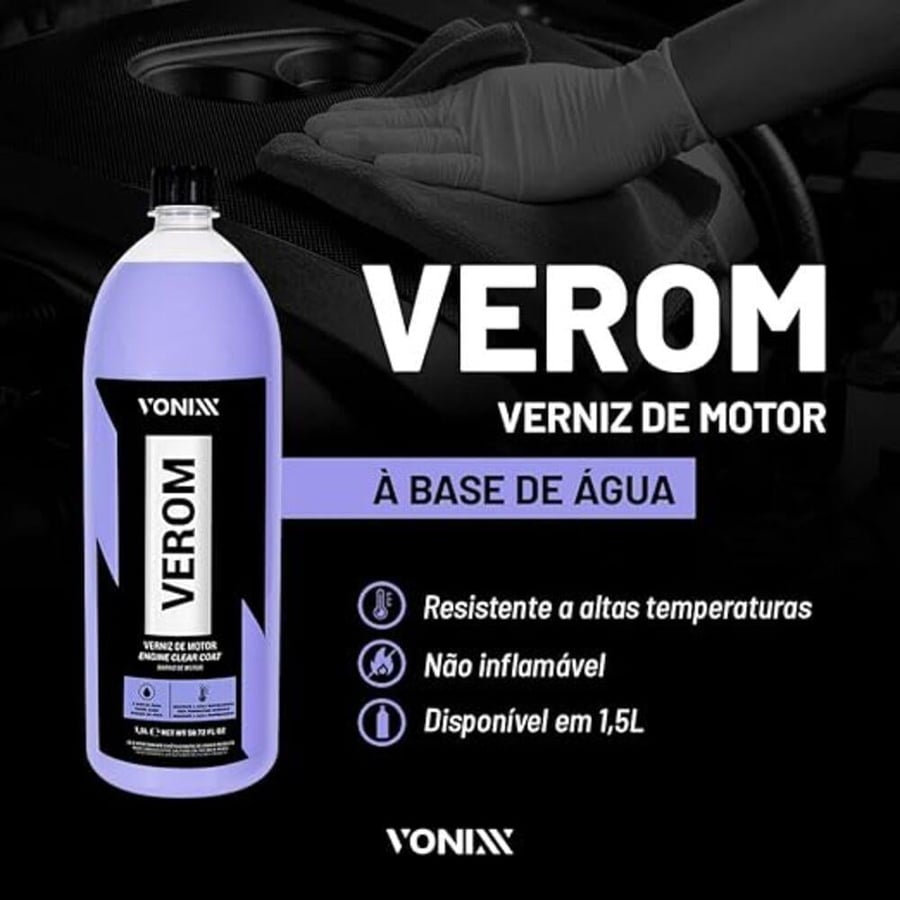 طلاء محرك شفاف مائي 1.5 لتر VONIXX VEROM
