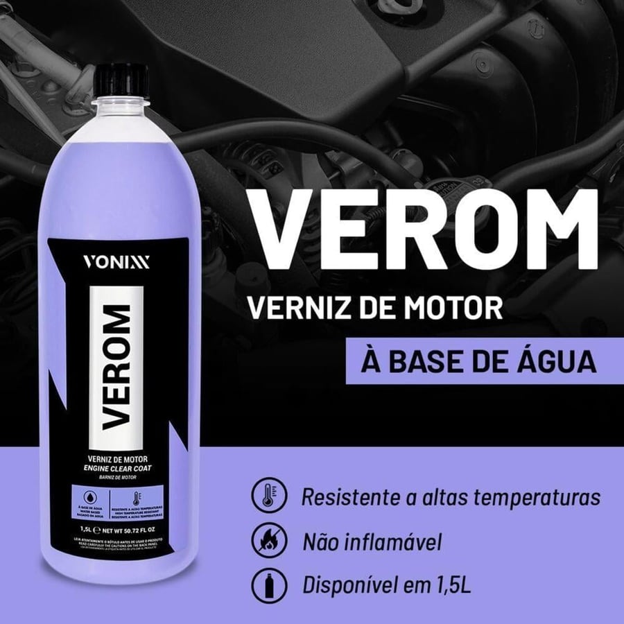 طلاء محرك شفاف مائي 1.5 لتر VONIXX VEROM