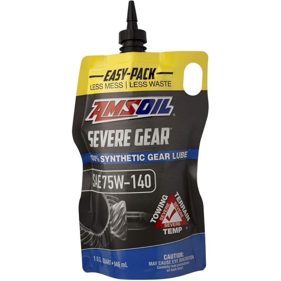 علبه زيت تروس امزاويل AMSOIL 75W140 946ML