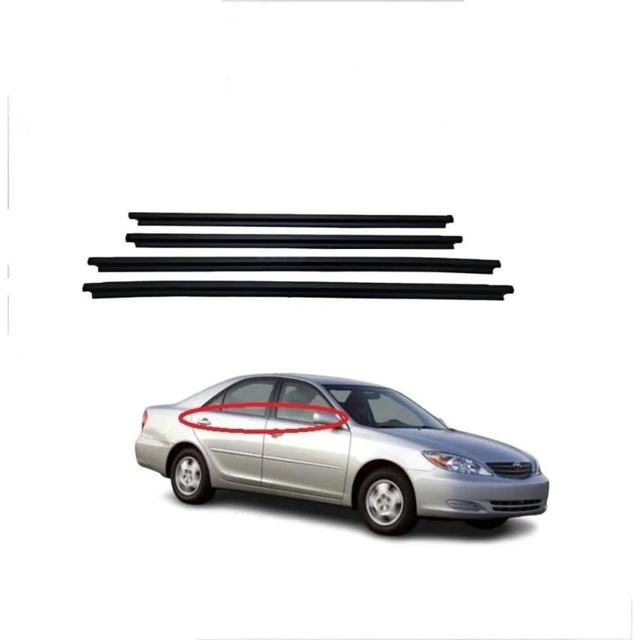 Camry window trim strips from model years 2003 to 2006
