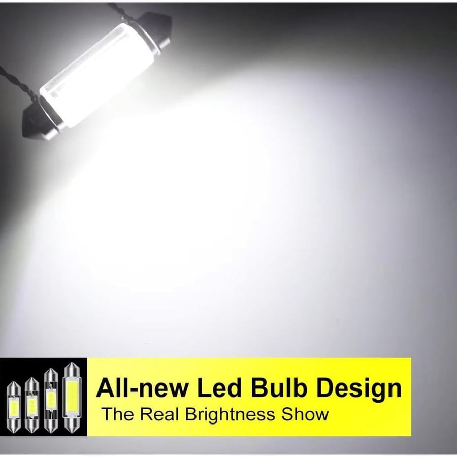 31mm and 36mm LED car interior bulb, white color – 1 piece