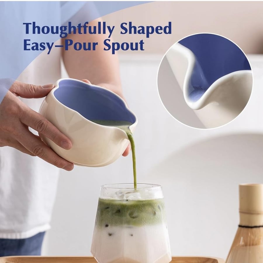 Matcha set white-blue