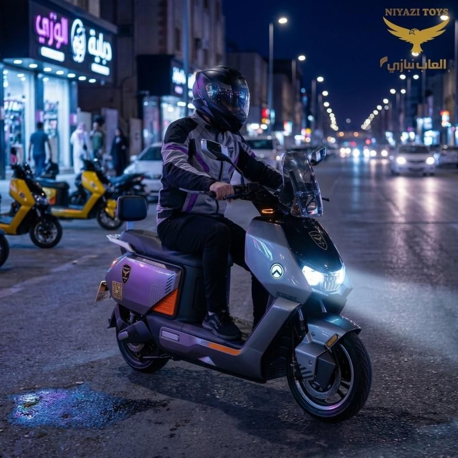 دباب كهربائي ذكي ZERO 650 طراز CAROW الأوروبي بمحرك 5000 واط وبطارية 72 فولت ونظام NFC مع شاحن جوال