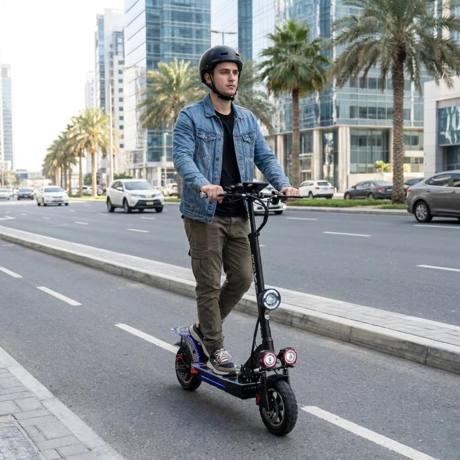 سكوتر كهربائي جبّار بقوة 3000W وبطارية 13AH - سكوتر الوحش للطرق الوعرة والمشاوير الطويلة