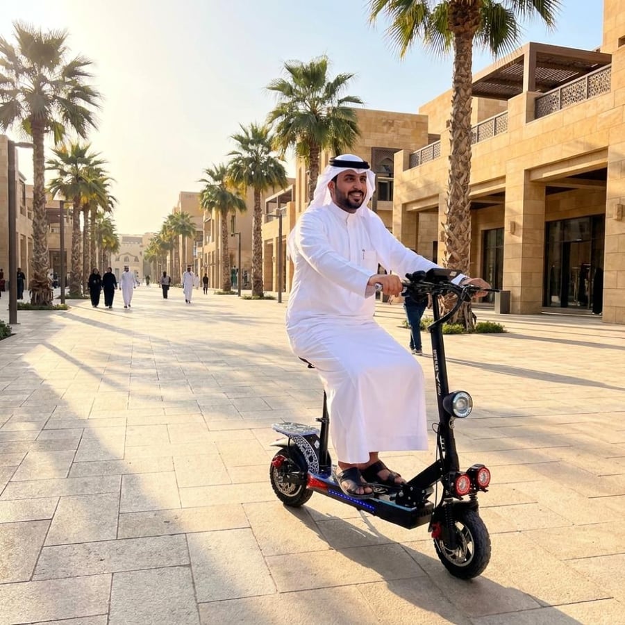 سكوتر كهربائي جبّار بقوة 3000W وبطارية 13AH - سكوتر الوحش للطرق الوعرة والمشاوير الطويلة