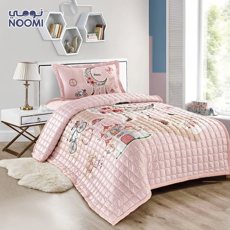 مفرش أطفال مضغوط مخمل ( 3 قطع )