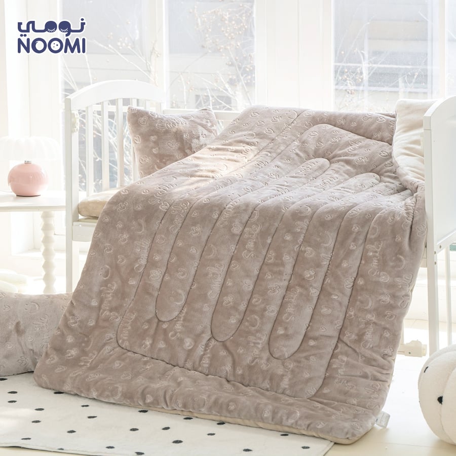 مفرش مواليد مخمل ناعم ٤ قطع